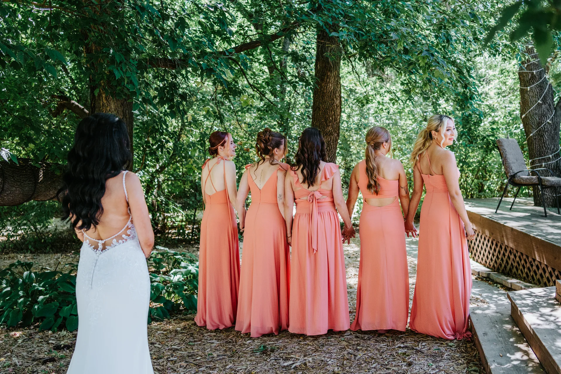 Brandon and Selena — ceremony at Ashgrove Acres Manitoba — Ngo Photography