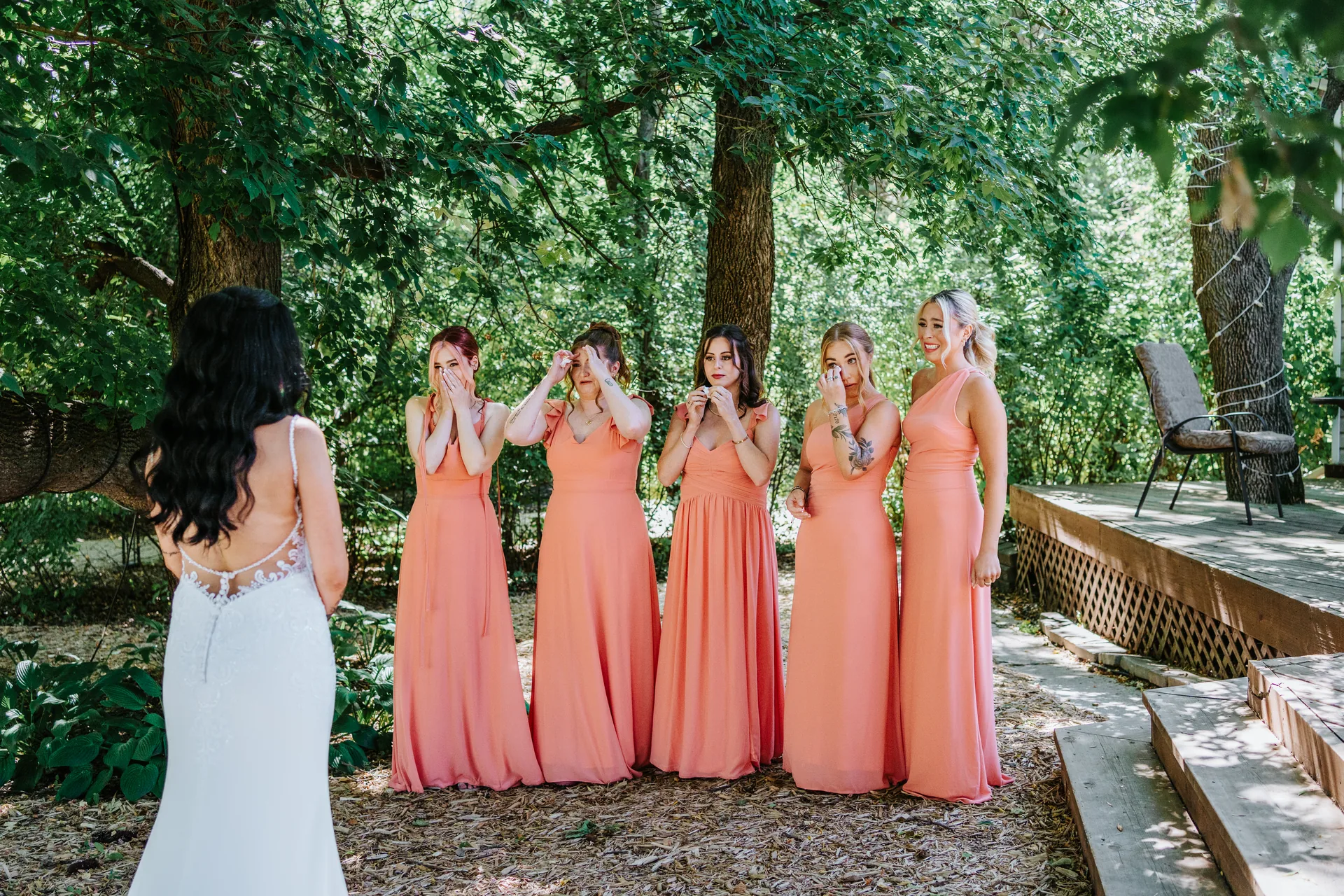 Brandon and Selena — ceremony at Ashgrove Acres Manitoba — Ngo Photography
