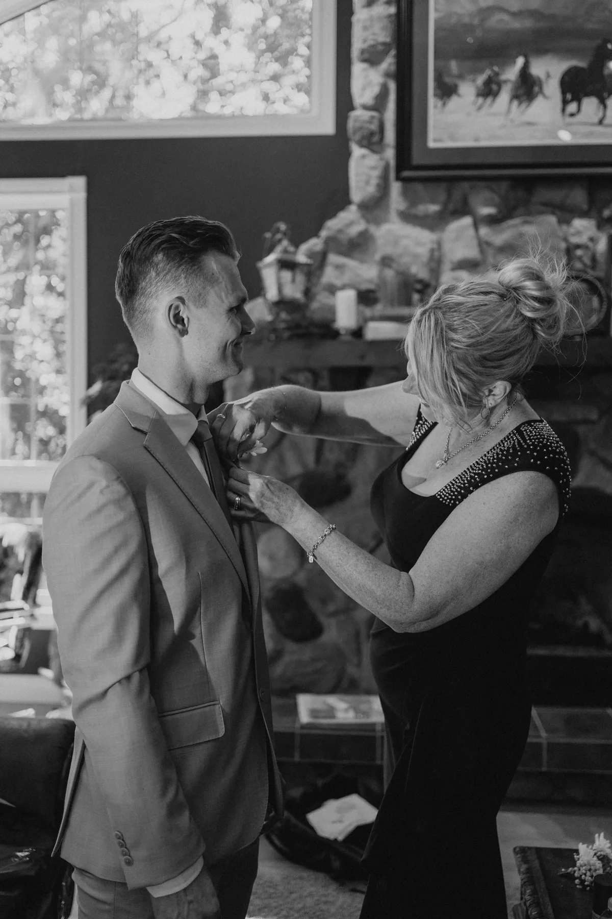 Brandon and Selena — getting ready at Ashgrove Acres Manitoba — Ngo Photography