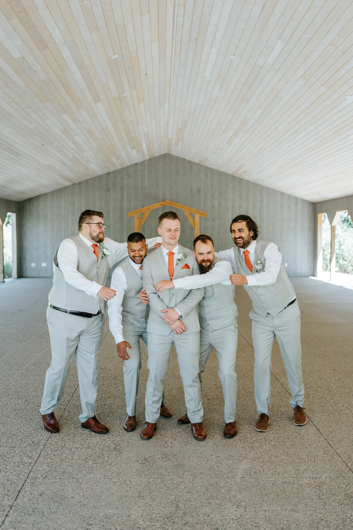 Brandon and Selena — getting ready at Ashgrove Acres Manitoba — Ngo Photography