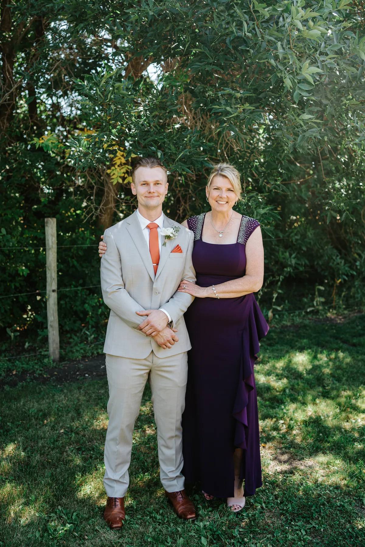 Brandon and Selena — getting ready at Ashgrove Acres Manitoba — Ngo Photography