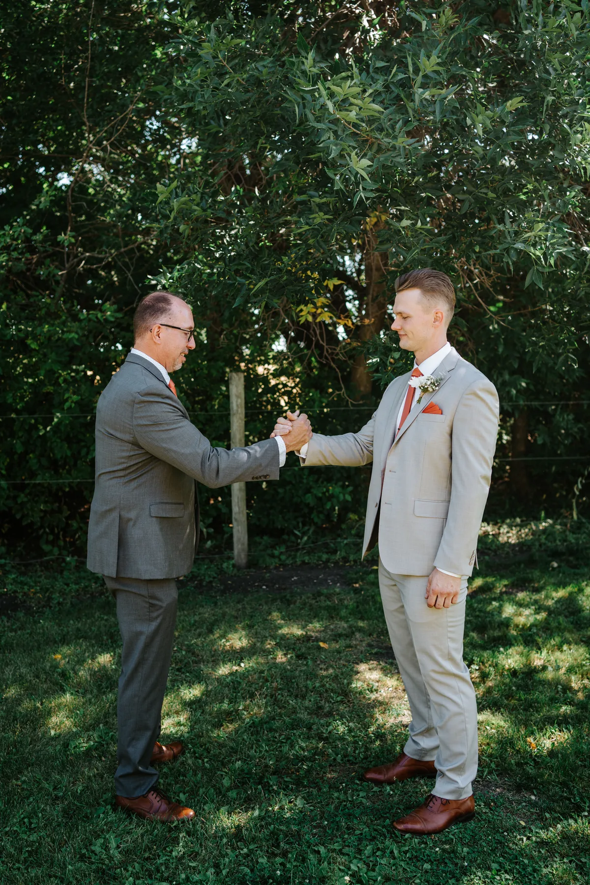 Brandon and Selena — getting ready at Ashgrove Acres Manitoba — Ngo Photography
