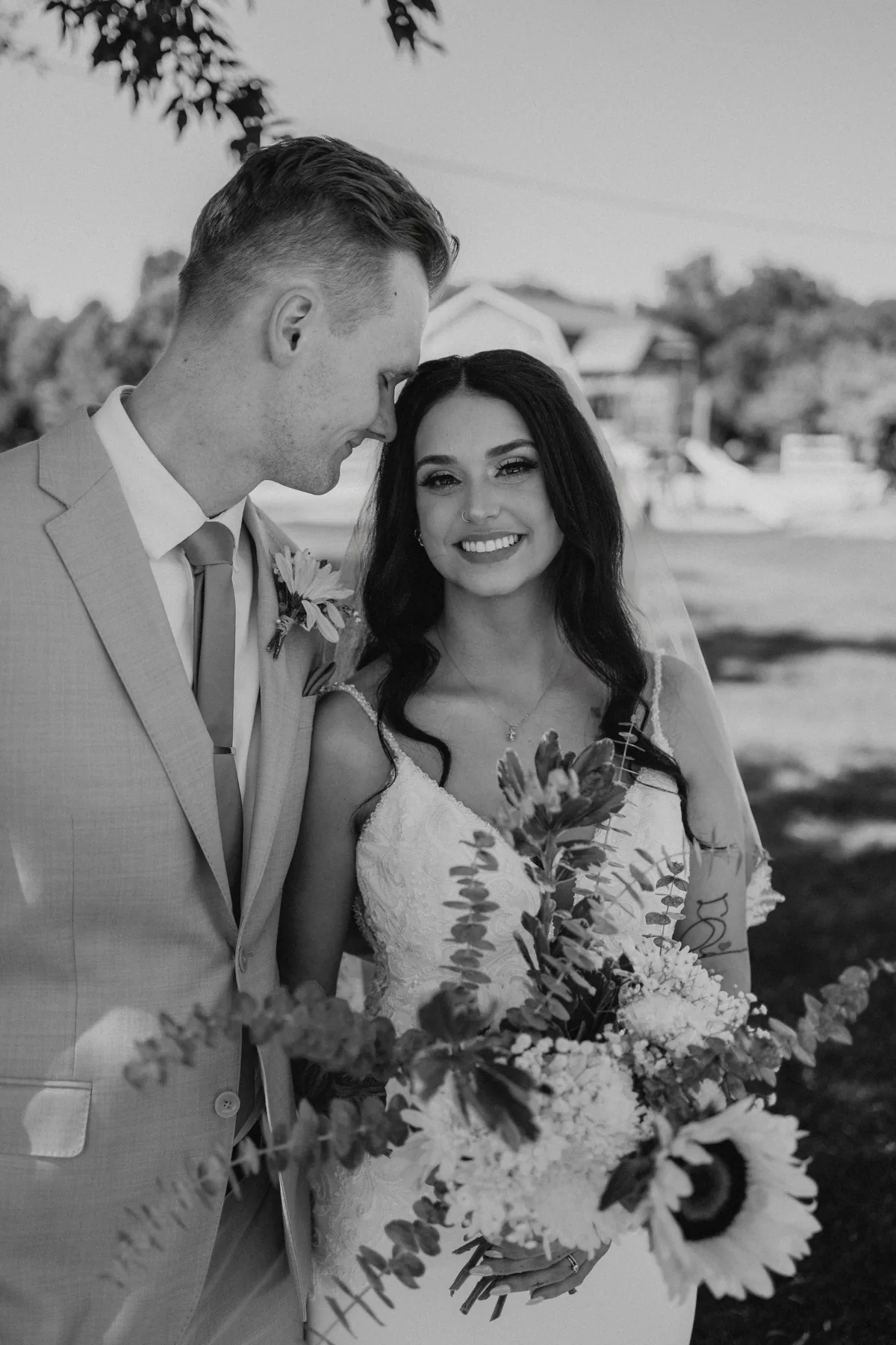 Brandon and Selena — golden hour portraits at Ashgrove Acres Manitoba — Ngo Photography