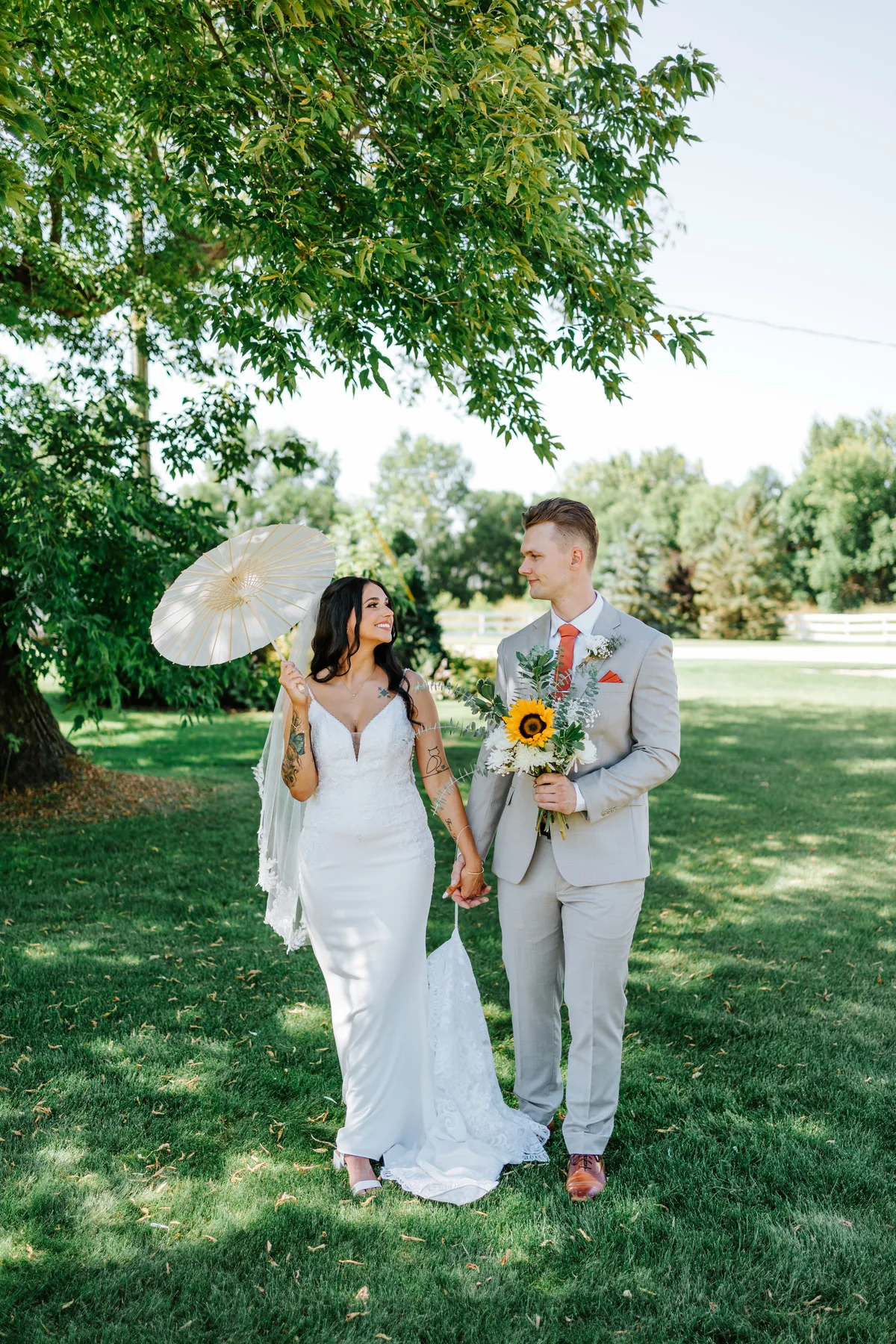 Brandon and Selena — golden hour portraits at Ashgrove Acres Manitoba — Ngo Photography