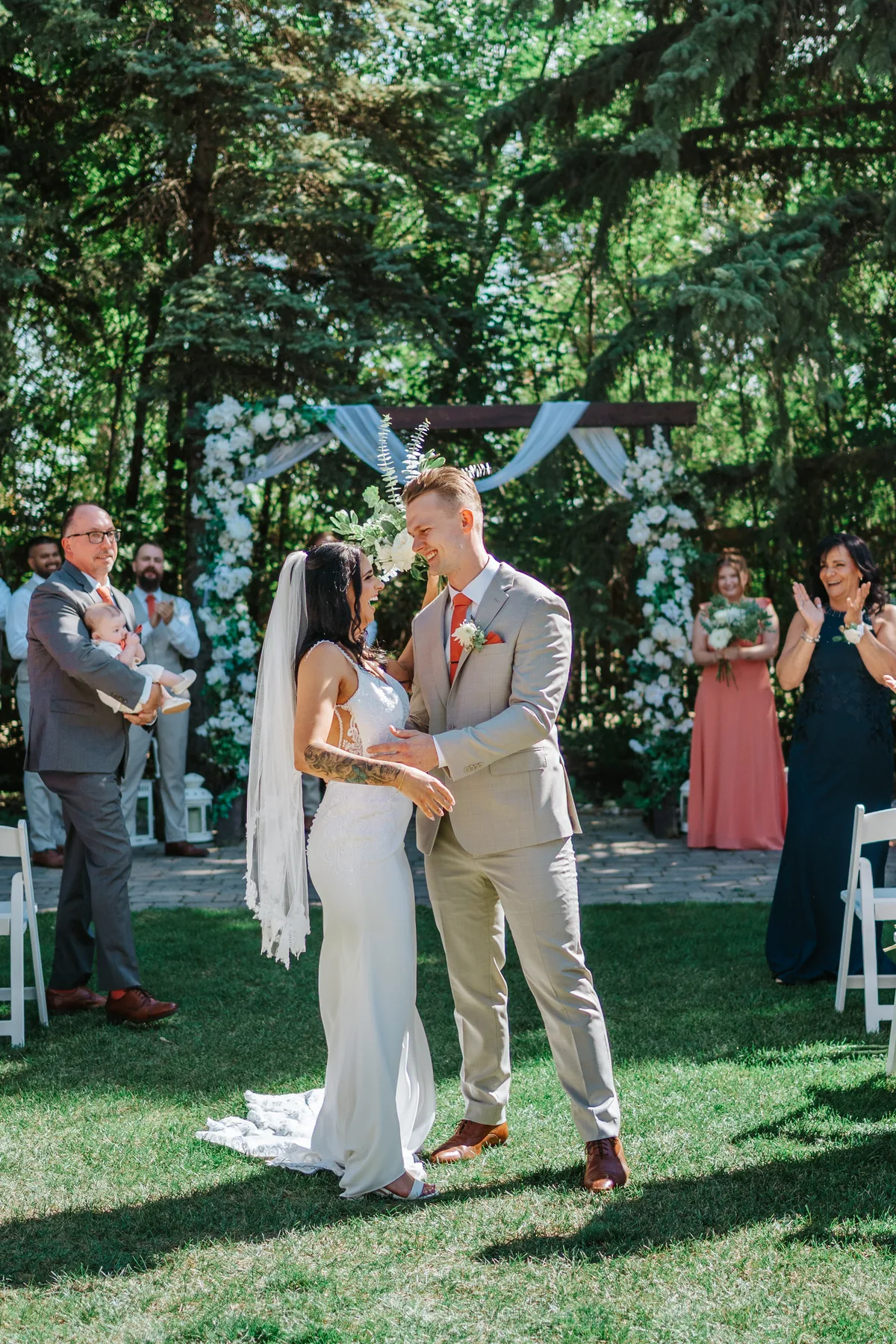 Brandon and Selena — reception at Ashgrove Acres Manitoba — Ngo Photography