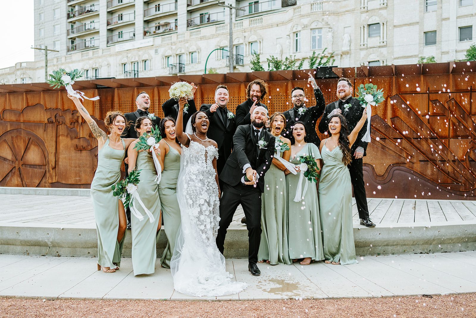 Brock and Stephanie wedding portraits — luxury wedding photography Manitoba