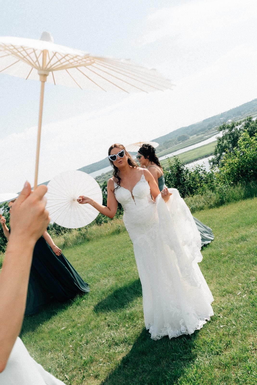 Film-edited wedding portrait at Pelican Yacht Club — Ninette, Manitoba