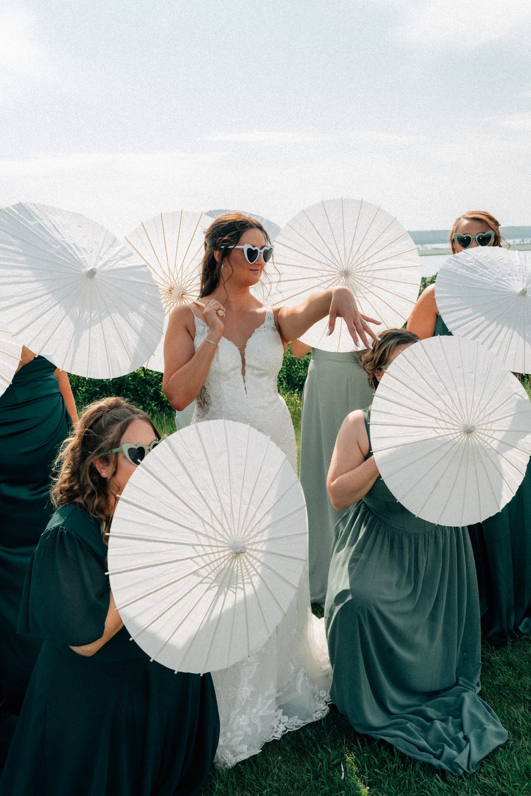 Film-edited wedding portrait at Pelican Yacht Club — Ninette, Manitoba