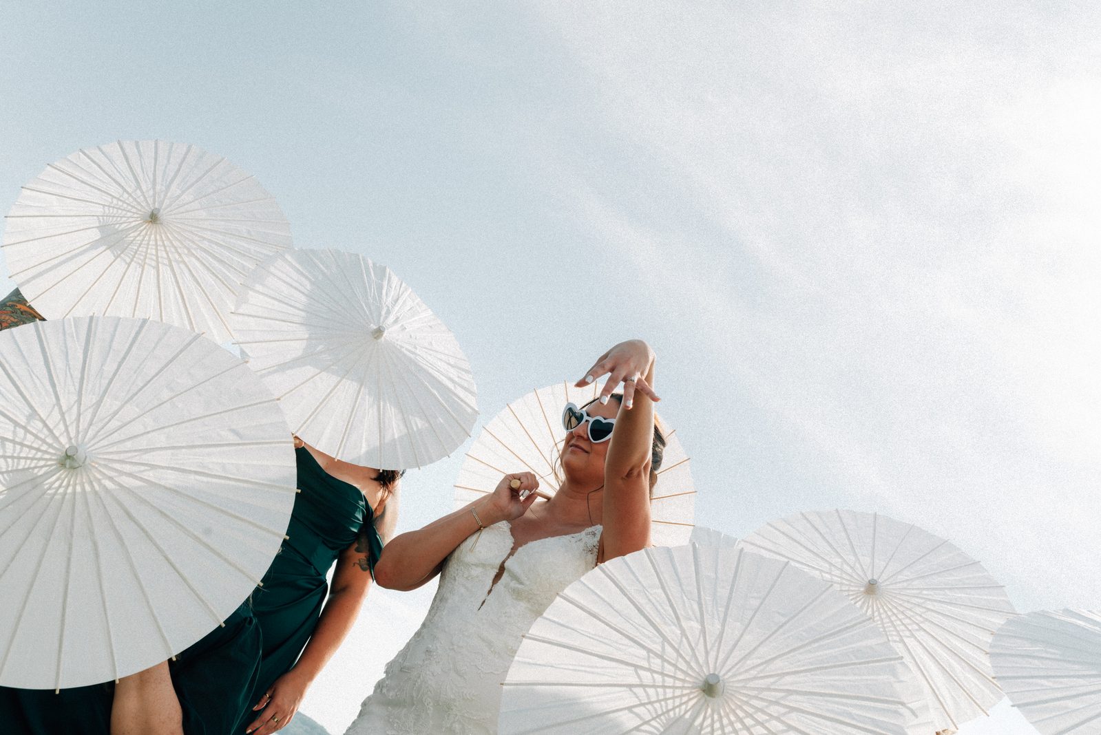 Film-edited wedding portrait at Pelican Yacht Club — Ninette, Manitoba