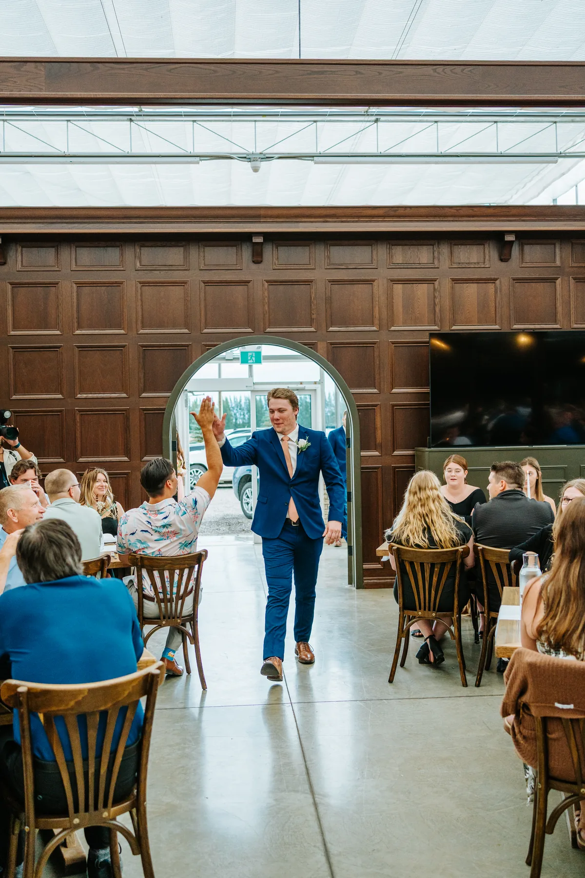 Erin and Jayden — reception at Buttercup Café Manitoba — Ngo Photography