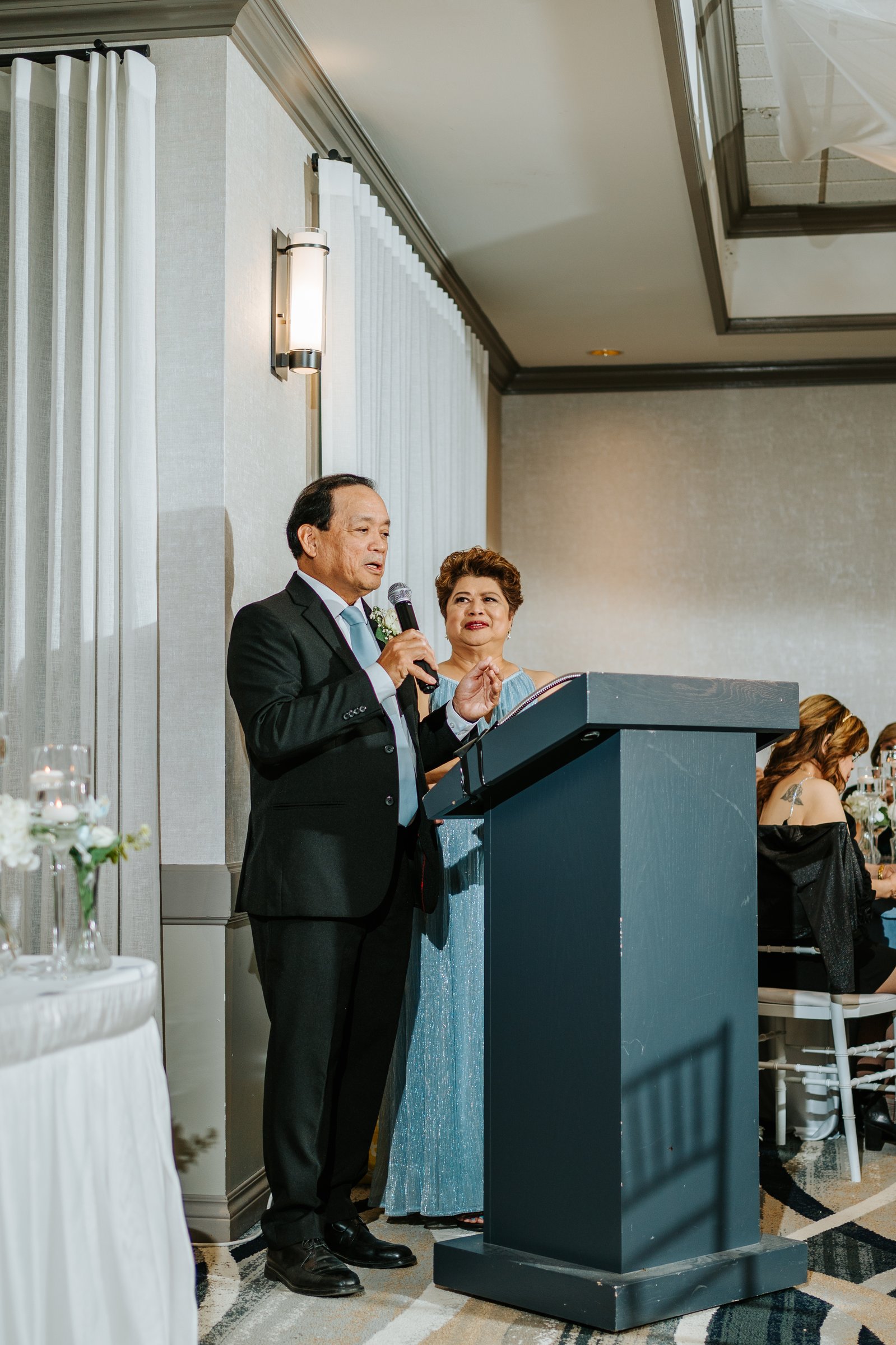 Candid evening reception moments at Bel Acres — Gin and Marieanne wedding photographed by Ngo Photography