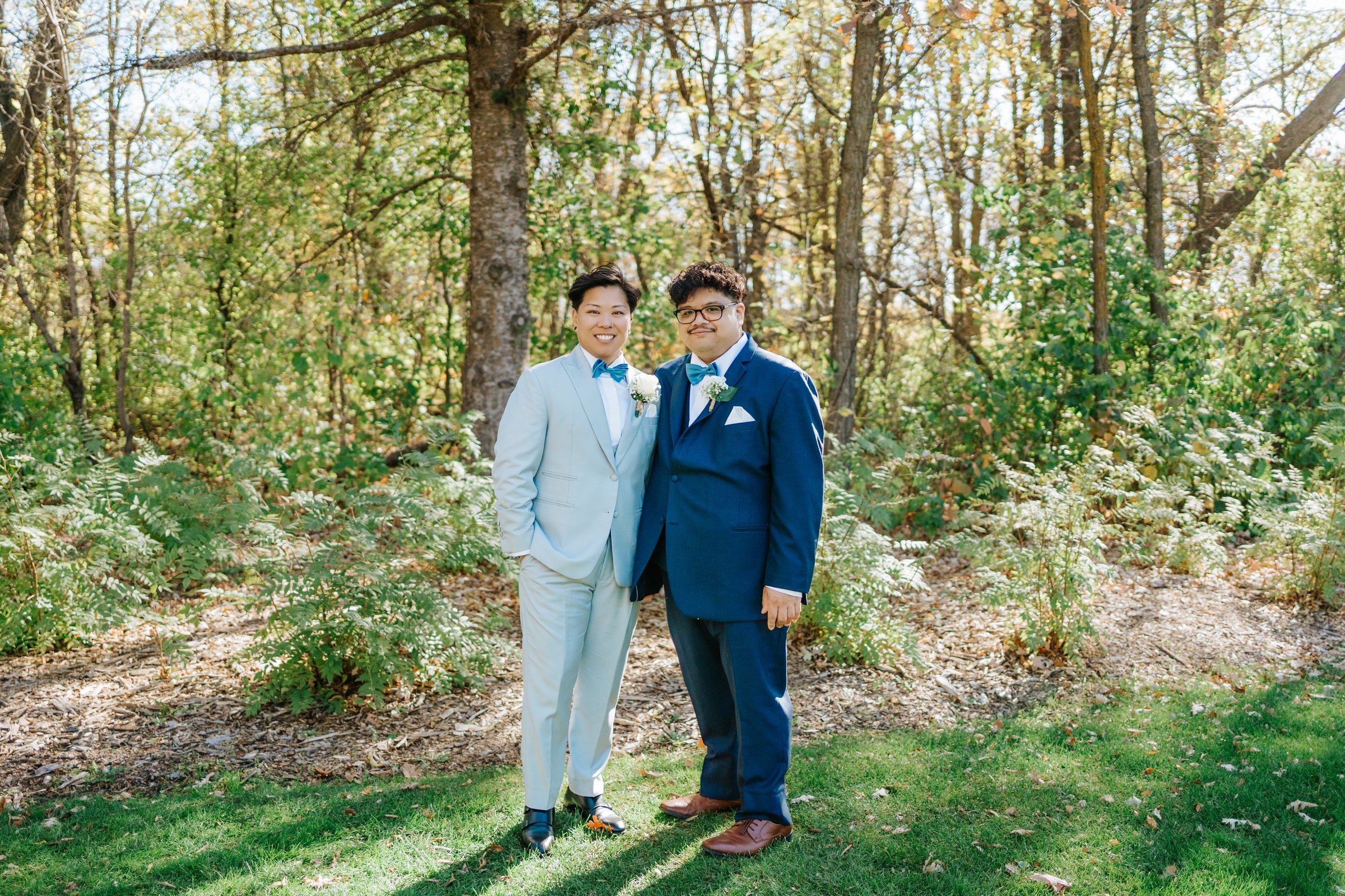 Wedding party and family portraits at Bel Acres Golf Course — Gin and Marieanne wedding photographed by Chris Ngo