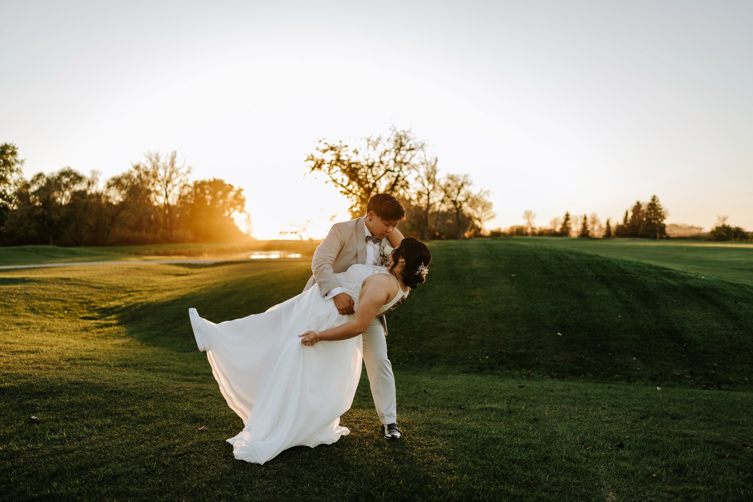 Speeches and toasts at Bel Acres Diner Hall reception — Gin and Marieanne wedding photographed by Ngo Photography