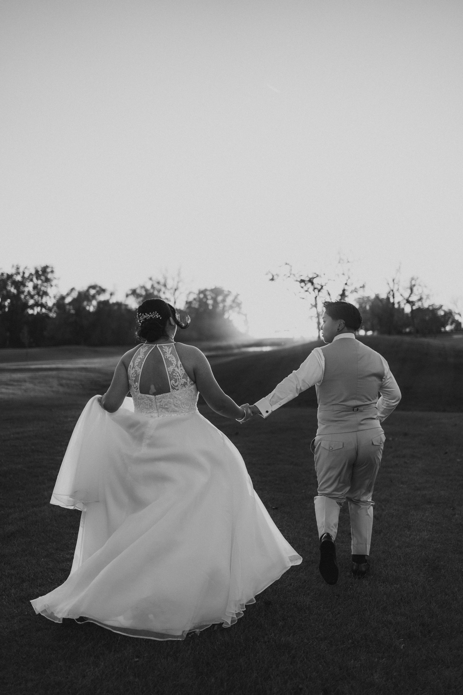 Couple portrait during reception at Bel Acres — Gin and Marieanne wedding photography by Ngo Photography, October 2025