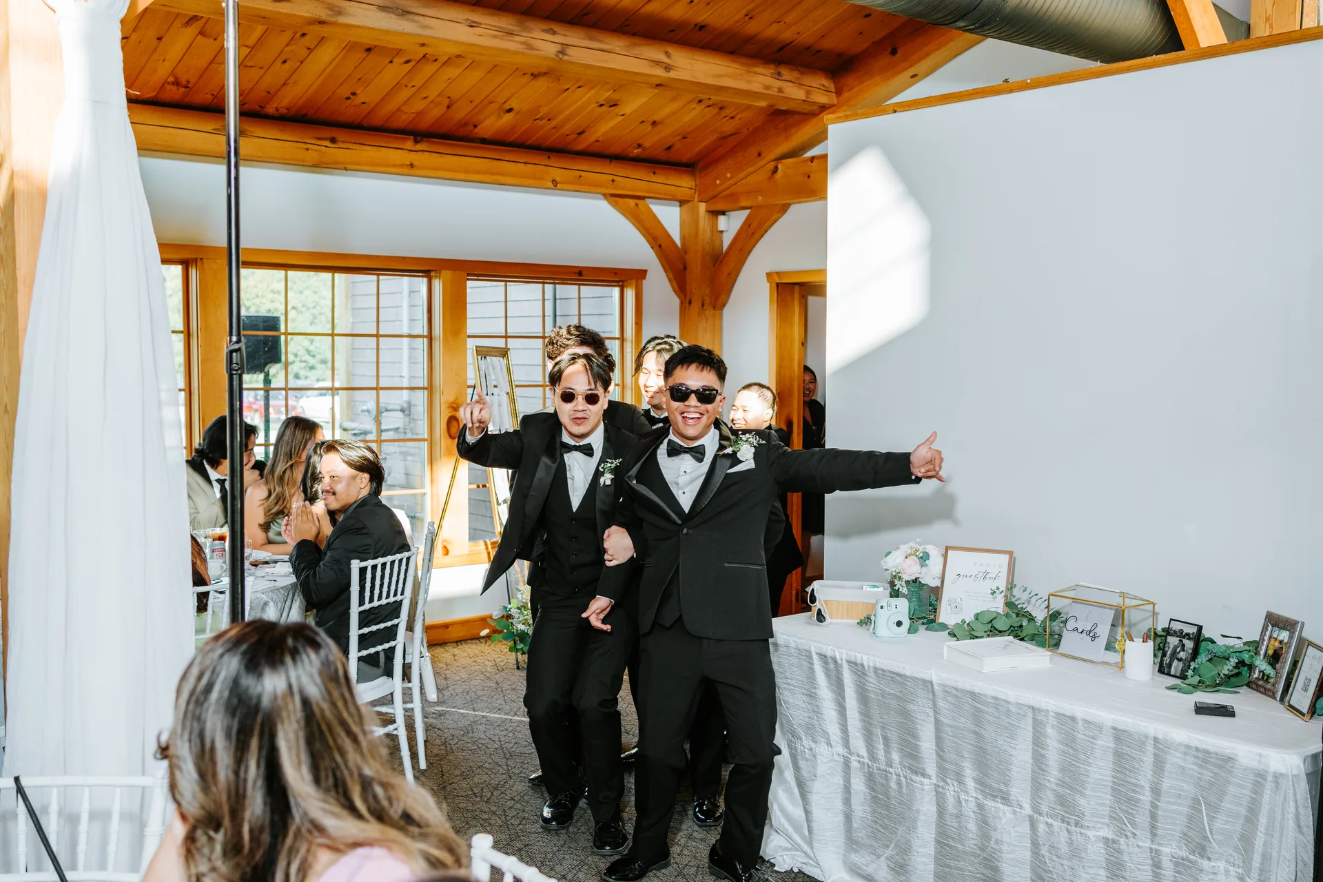 Reception details at Bridges Golf Course, Winnipeg