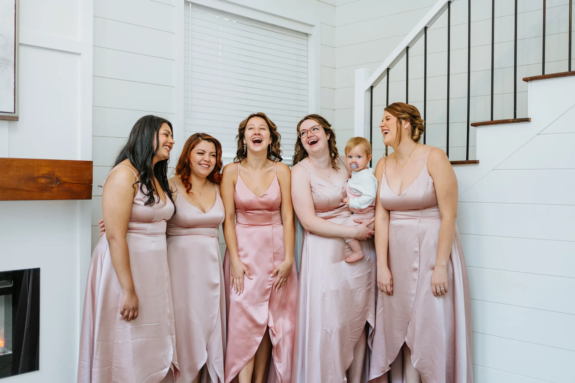 Bride Paola portrait in off-shoulder white tulle gown at Oakland Estates Manitoba — wedding photography by Chris Ngo