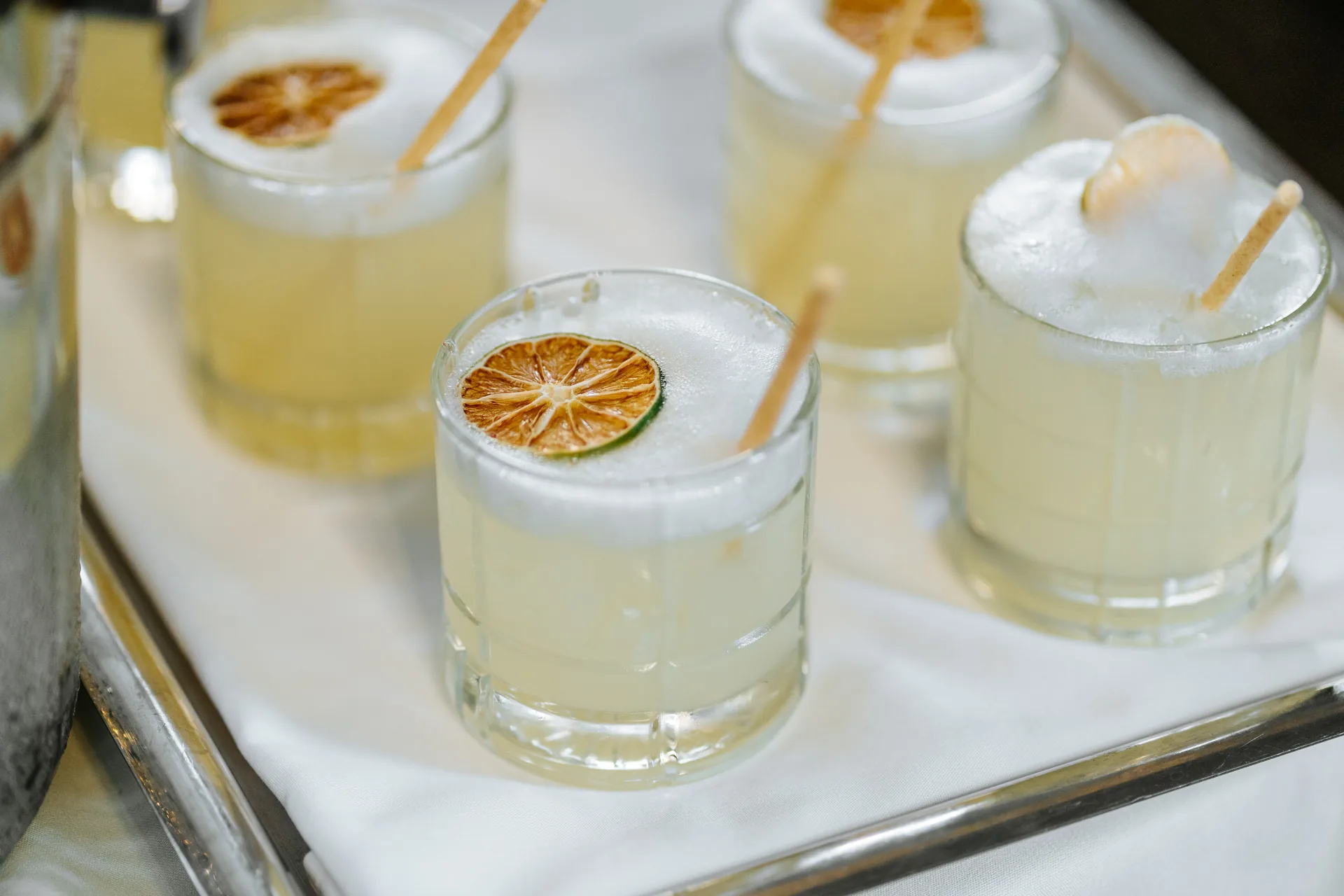 Signature cocktails prepared for the Fort Garry Hotel wedding in Winnipeg