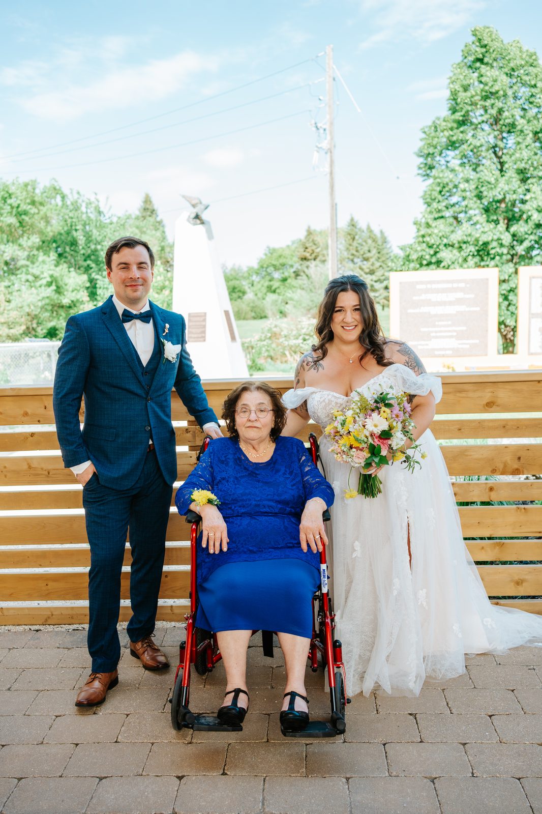 Stephanie and Drew recessional at the Caboto Centre — Winnipeg wedding photography by Ngo Photography