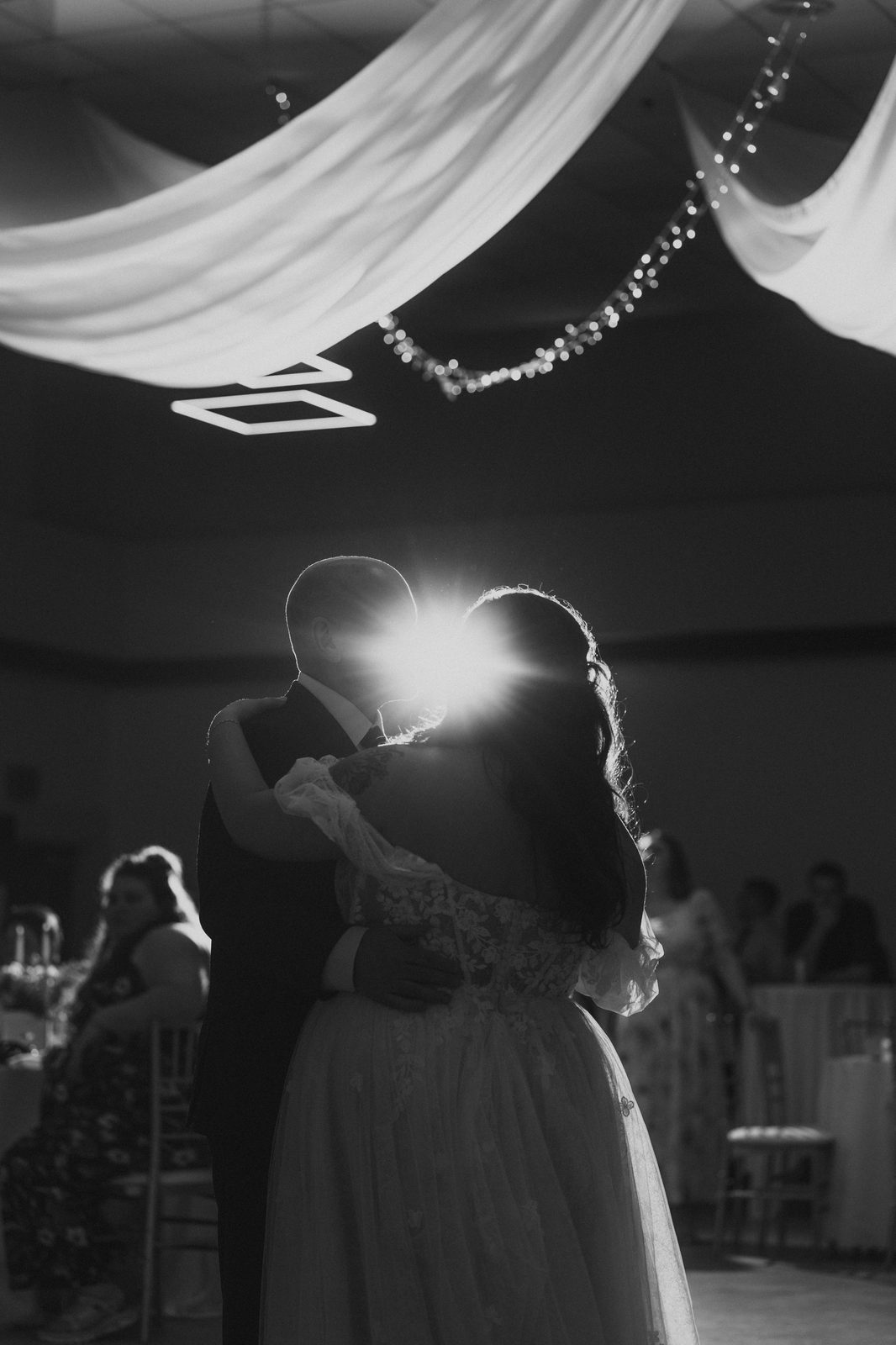 Wedding dance floor at the Caboto Centre Mauro Hall reception — Stephanie and Drew, photography by Ngo Photography