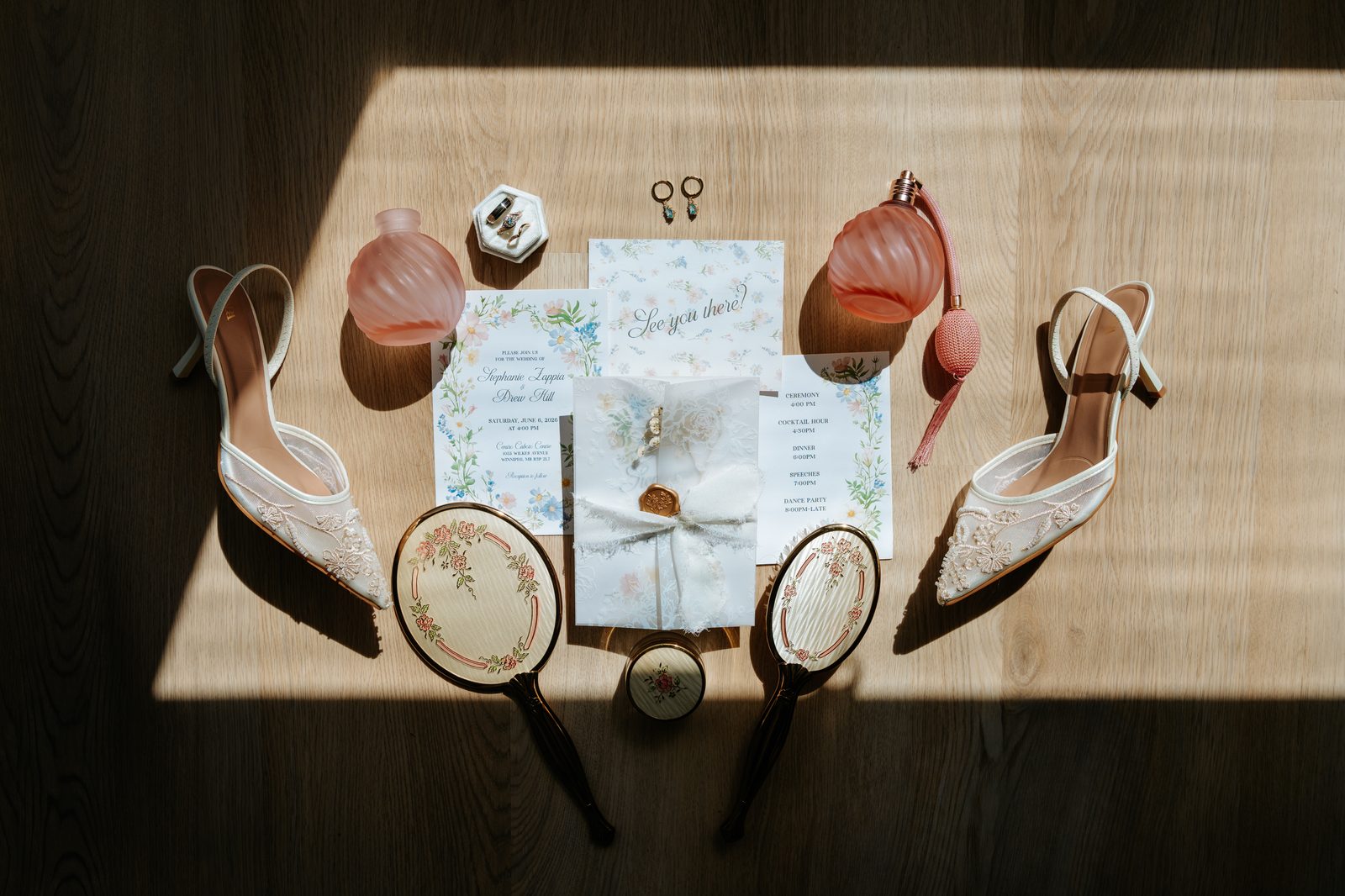 Bridal gown details — floral embroidered lace dress, Caboto Centre wedding, photography by Chris Ngo, Ngo Photography