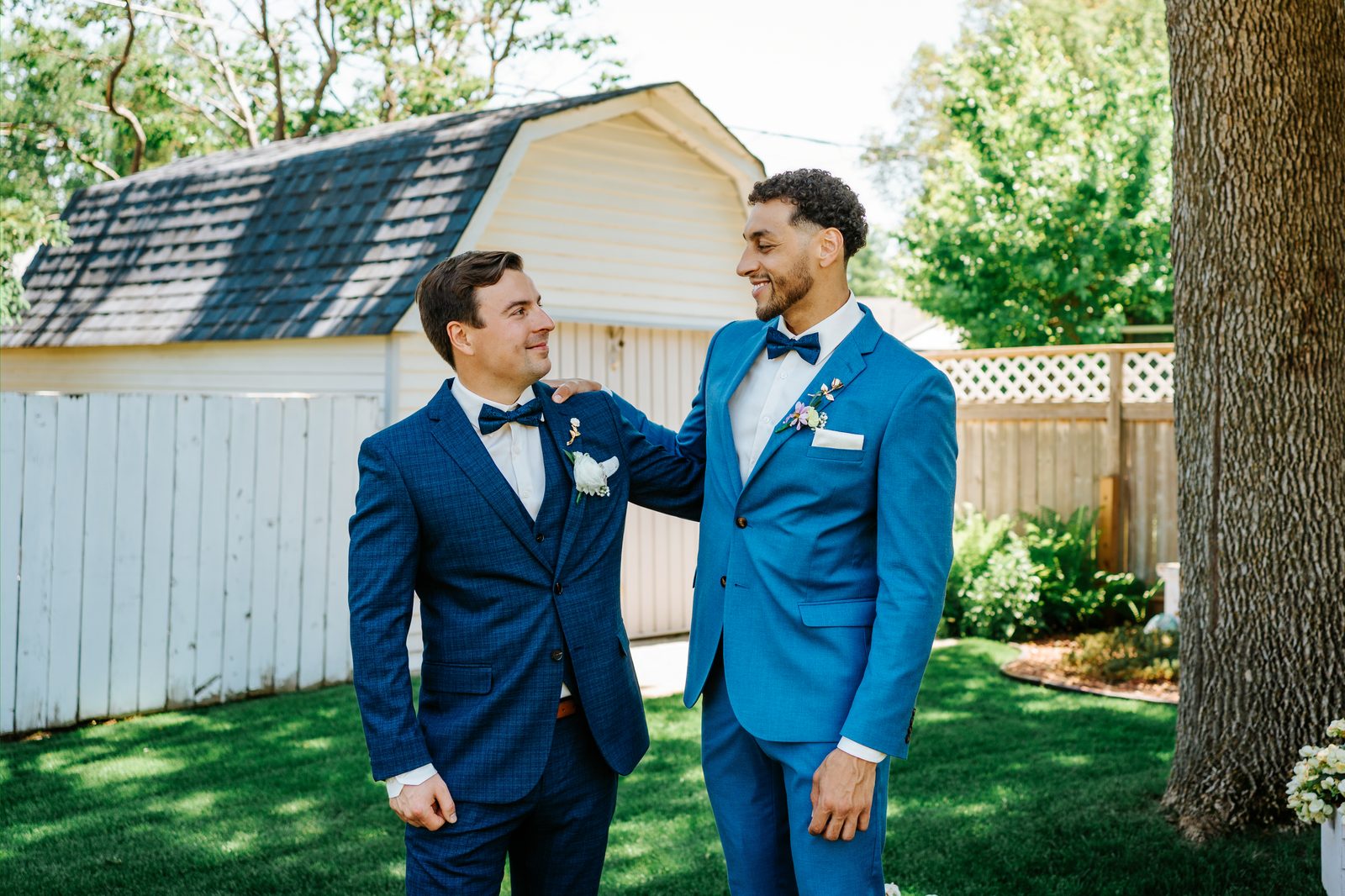 Groom portraits before the Caboto Centre wedding ceremony — photography by Ngo Photography, Winnipeg