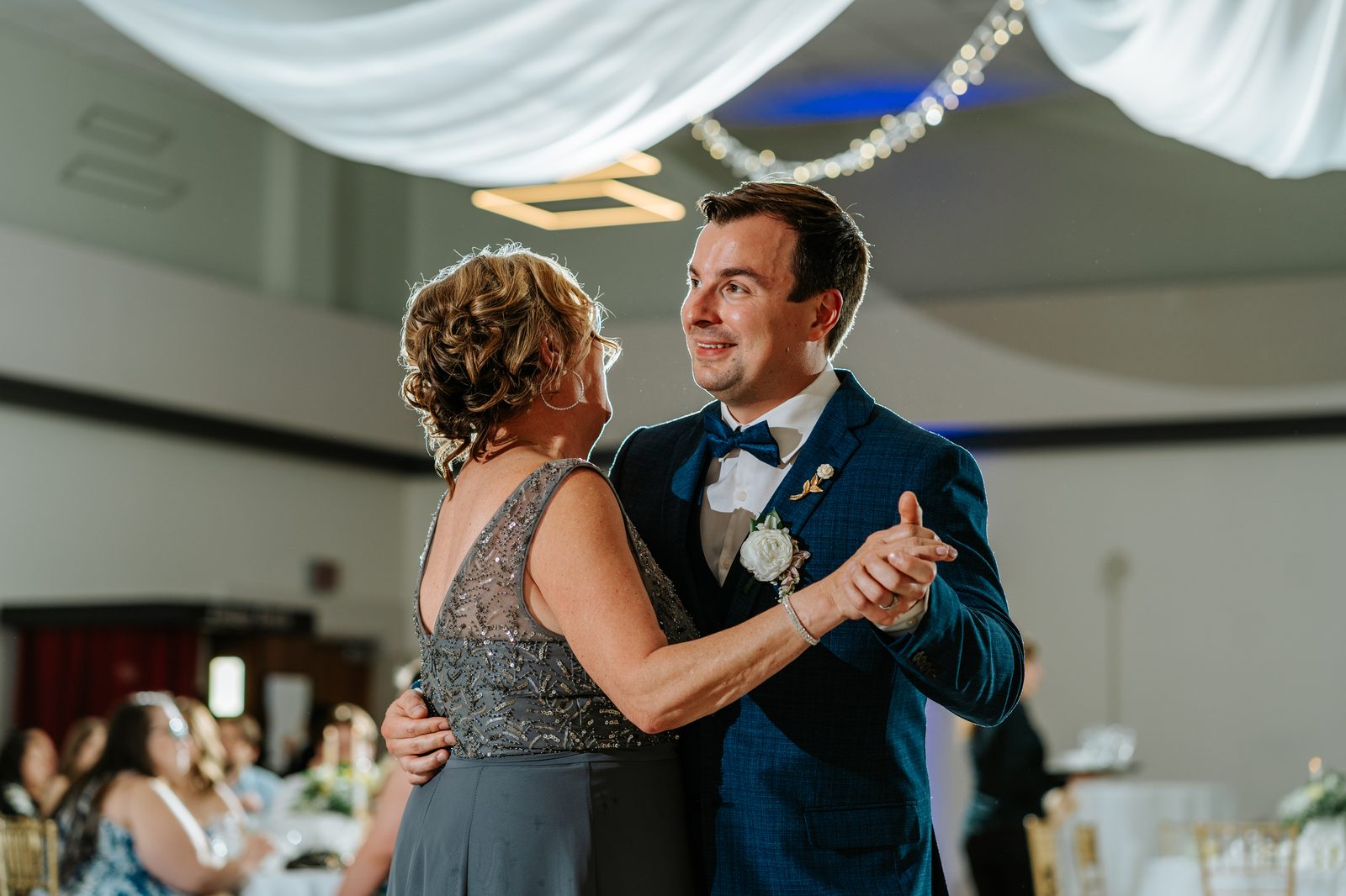 Toasts and speeches at the Caboto Centre reception — Stephanie and Drew's wedding, photography by Ngo Photography Winnipeg