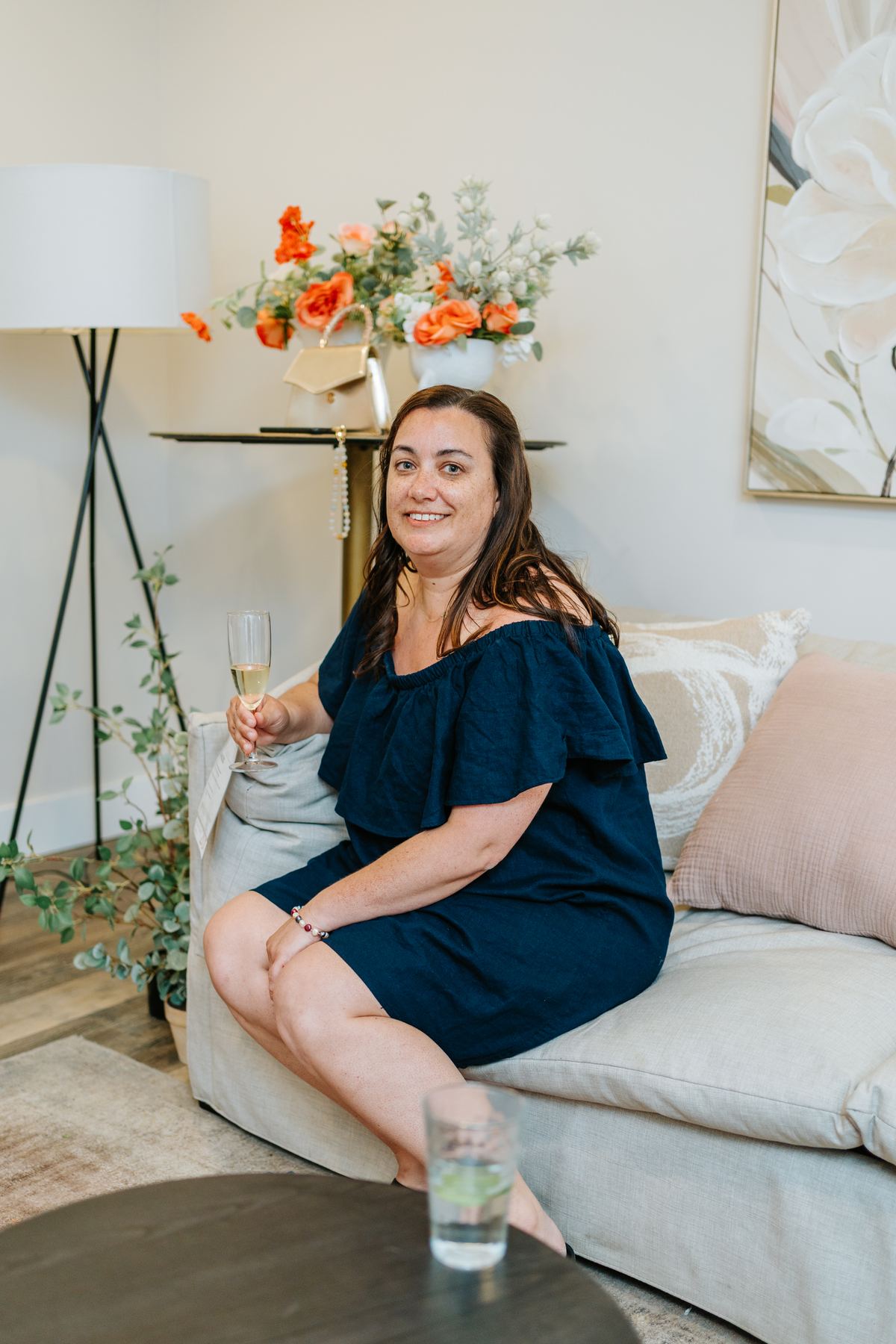 Bride Tara getting hair and makeup done — getting ready at Pineridge Hollow wedding, Manitoba