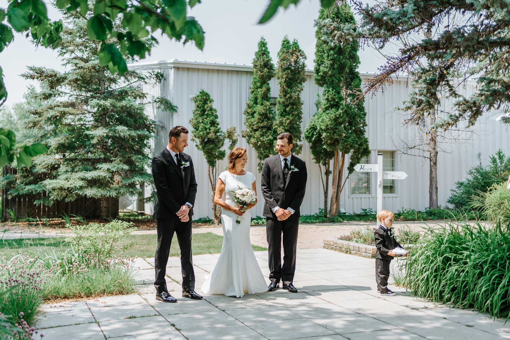 Ceremony candid at The Gates on Roblin — wedding photography by Chris Ngo