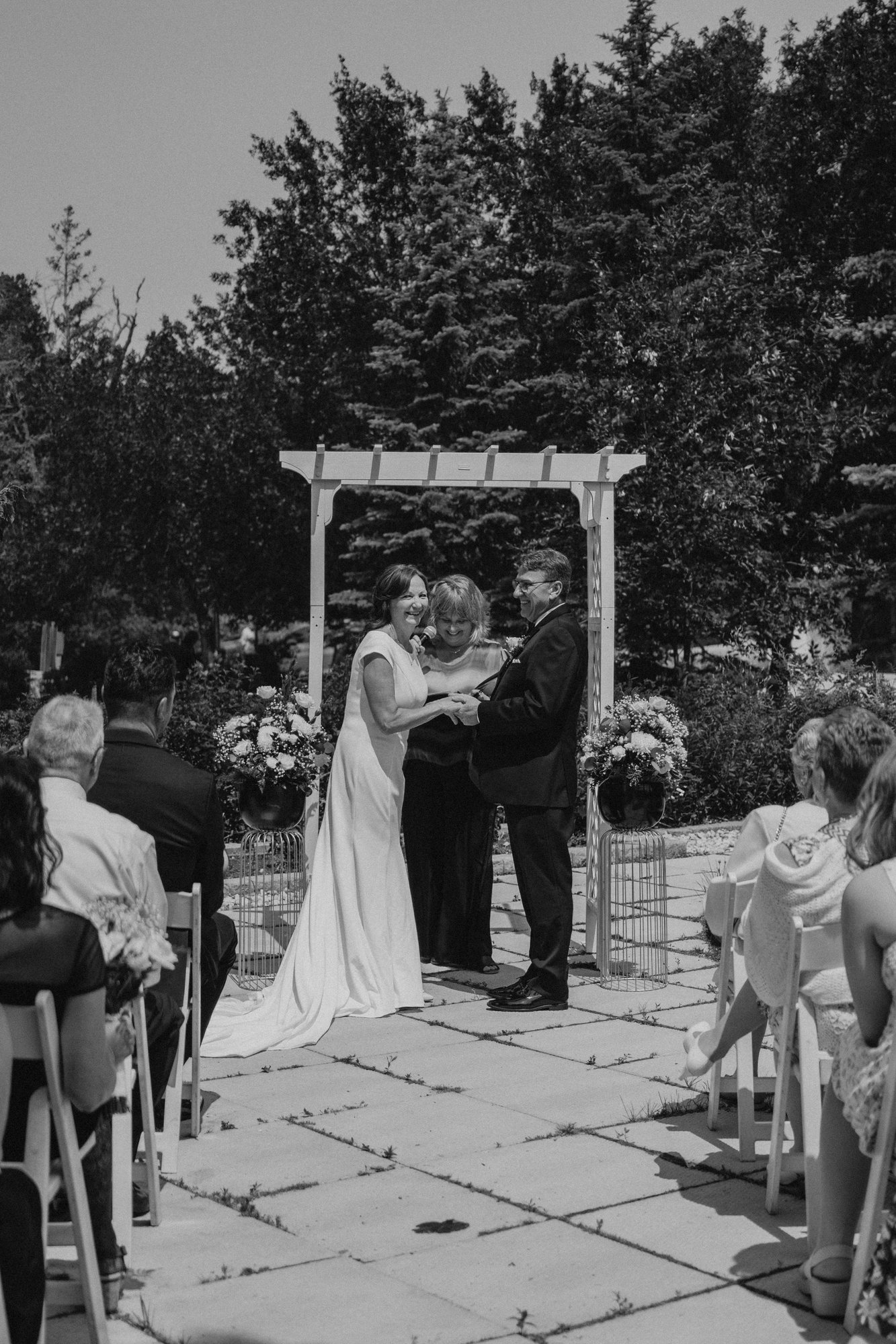 Wedding ceremony moment at The Gates on Roblin Headingley Manitoba — Chris Ngo