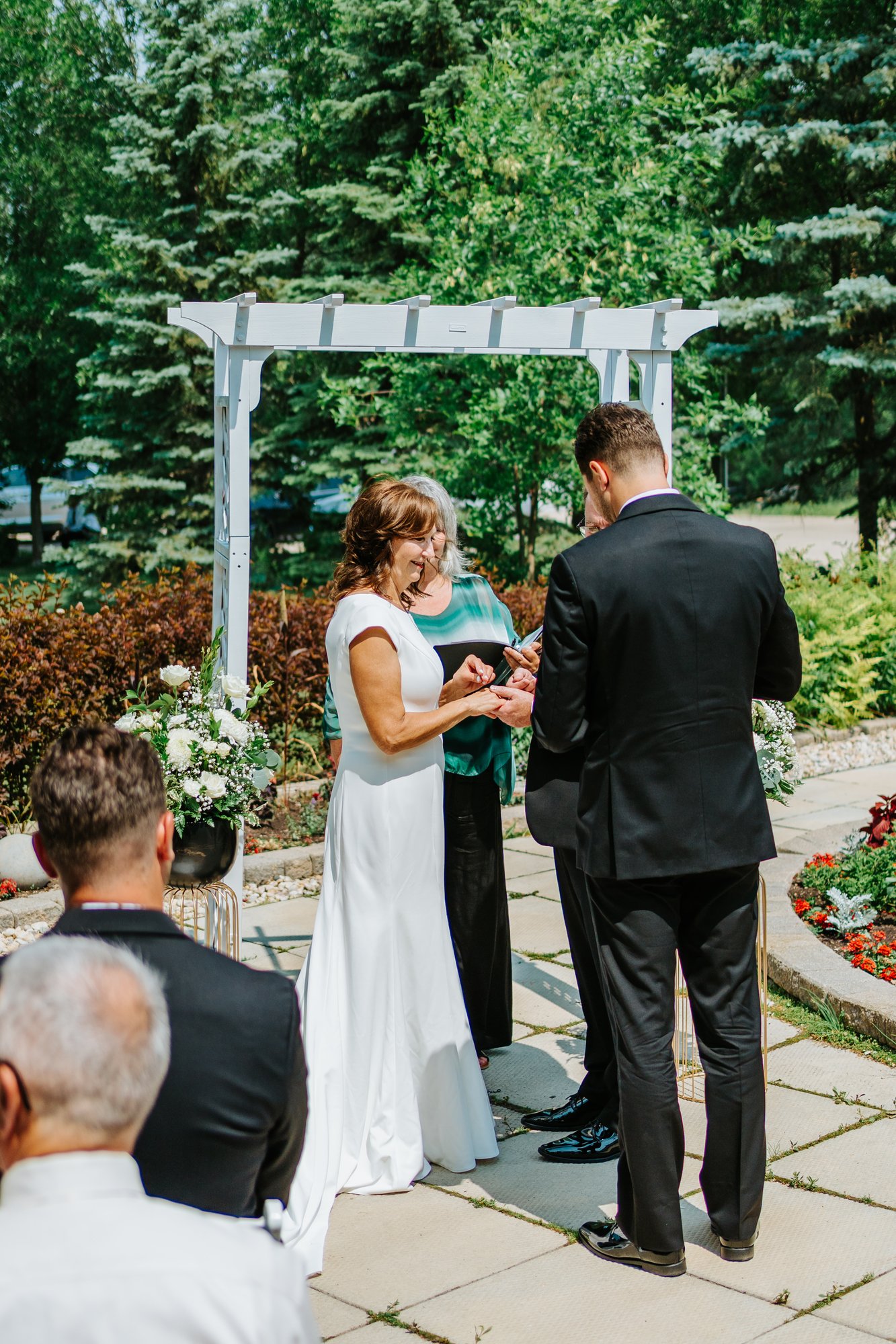 Vicki and Rene ceremony detail at The Gates on Roblin — Ngo Photography