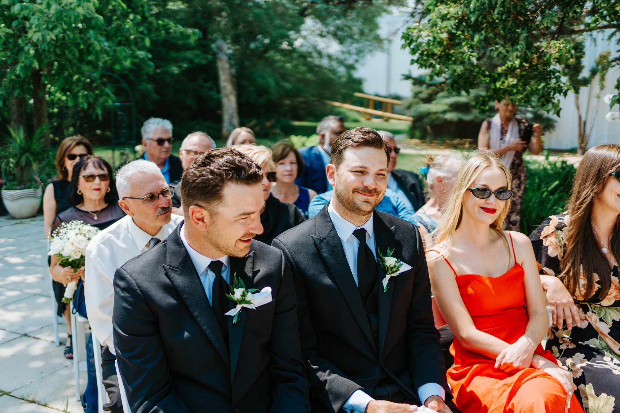 Vicki and Rene ceremony at The Gates on Roblin — Ngo Photography