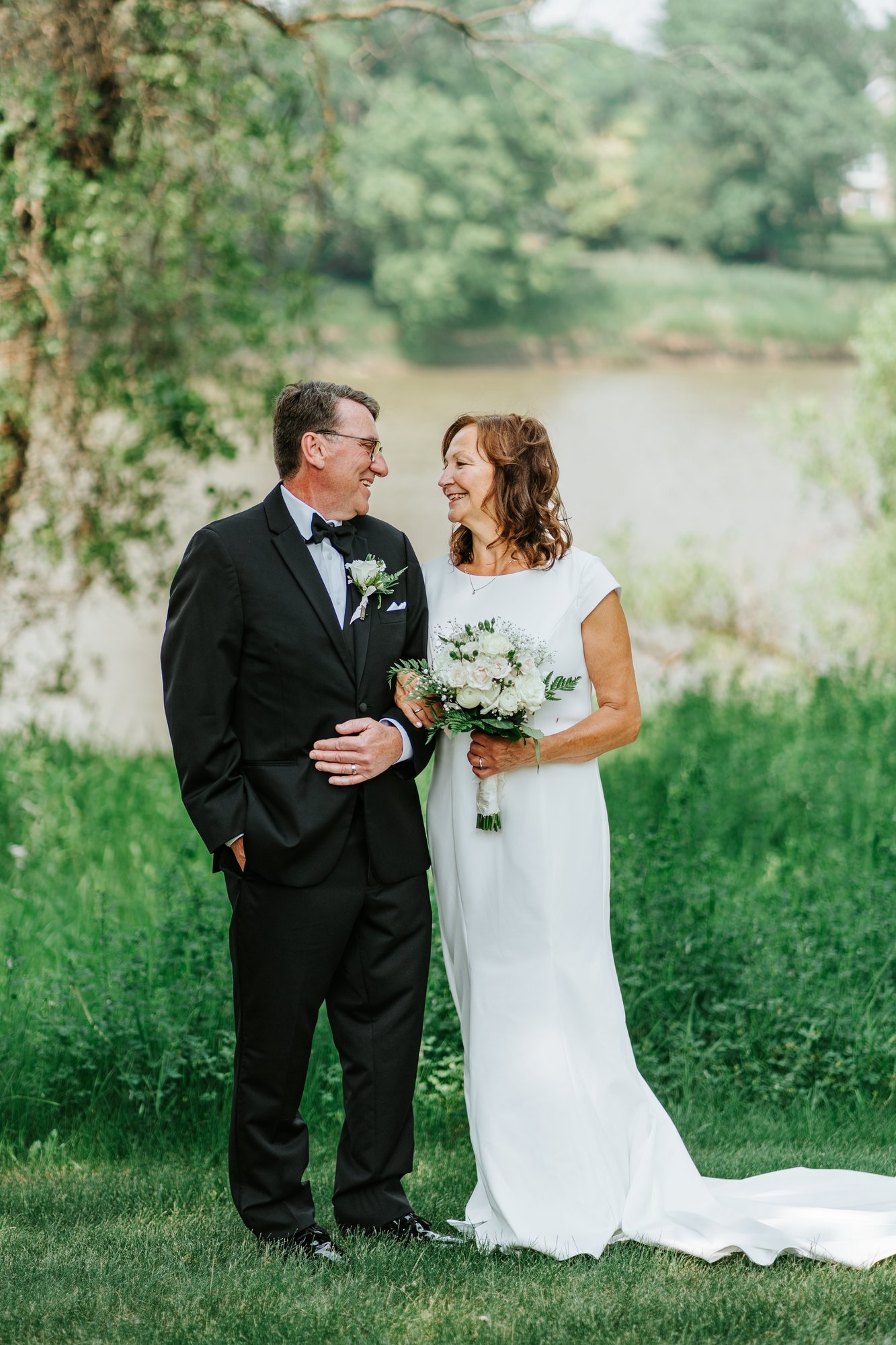 Vicki and Rene portrait at The Gates on Roblin Headingley — wedding photography by Chris Ngo