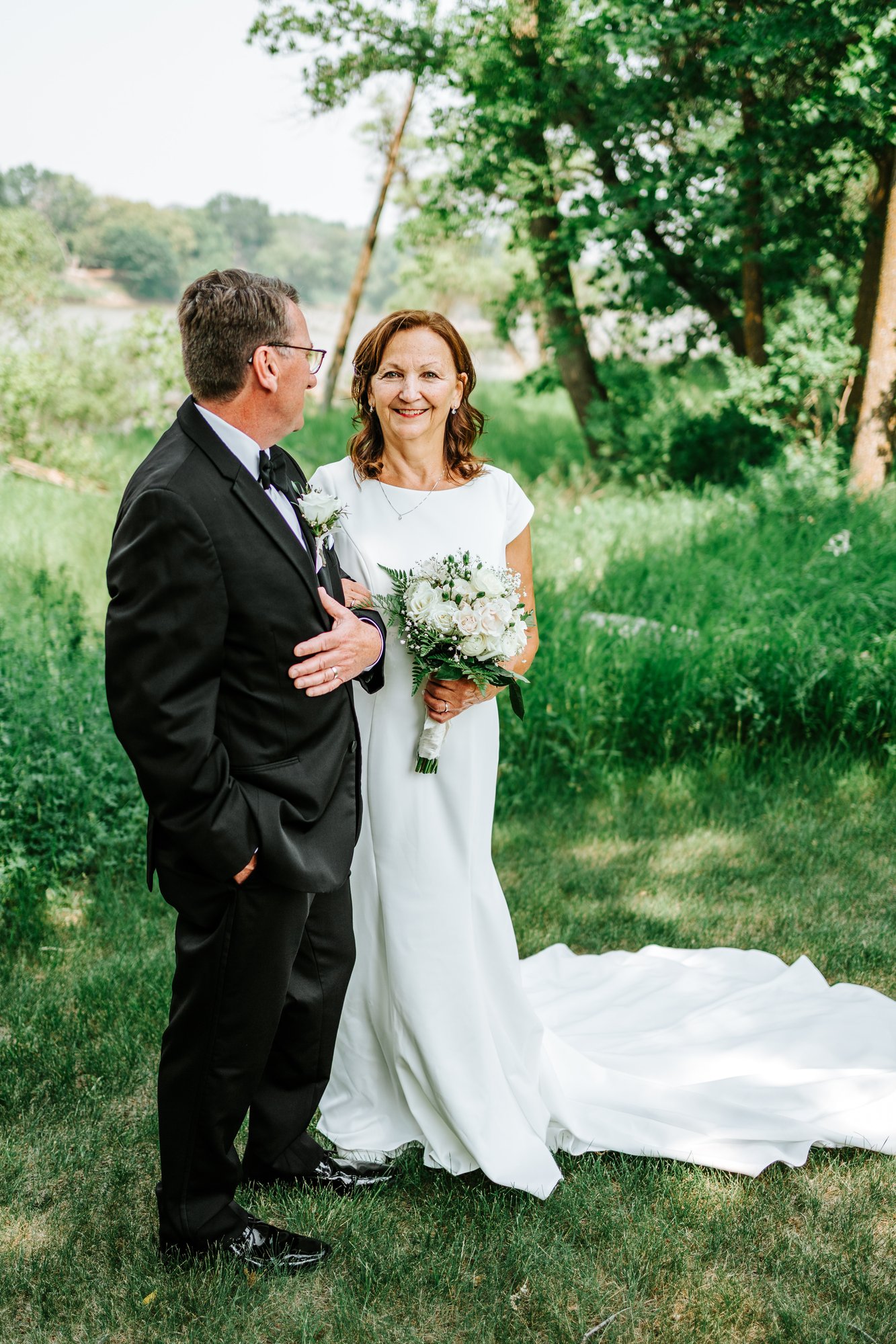 Wedding portrait at The Gates on Roblin Manitoba — Ngo Photography