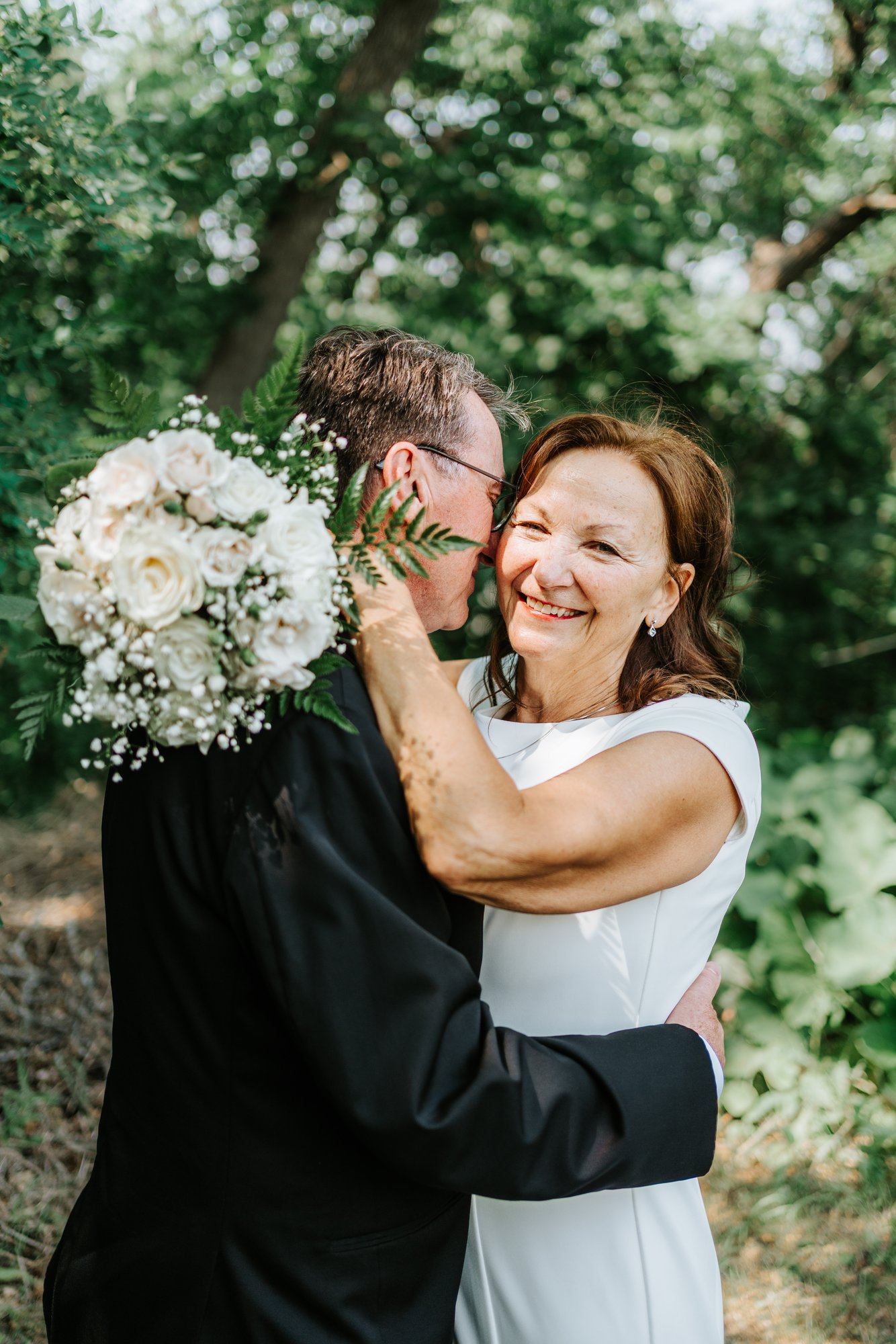 Couple portrait on the grounds of The Gates on Roblin — wedding photography by Chris Ngo
