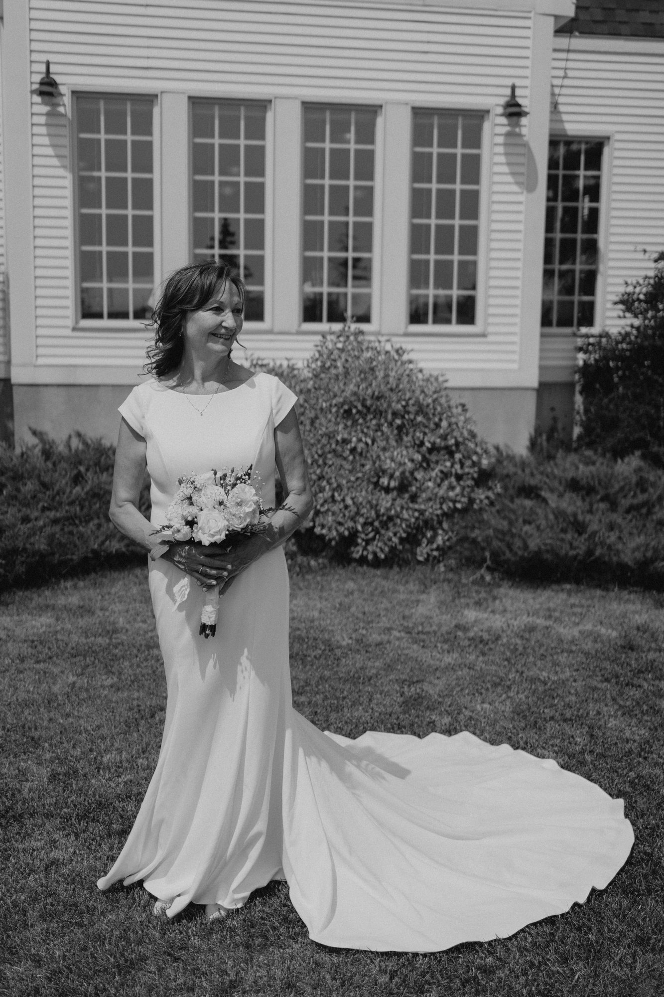 Wedding portrait on the Assiniboine River grounds at The Gates on Roblin — Chris Ngo Photography
